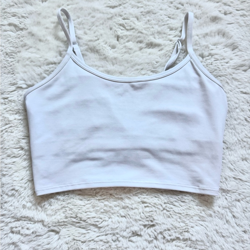 PINK Victoria's Secret White Crop Top